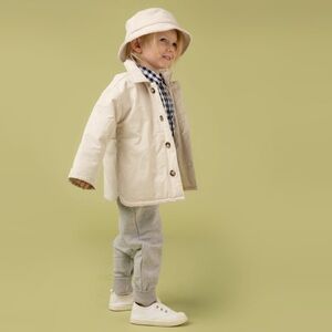 Rise little earthling insulated trench coat 18-24M